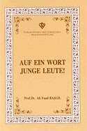 Auf Ein Wort Junge Leute - Diyanet Vakfı Yayınları