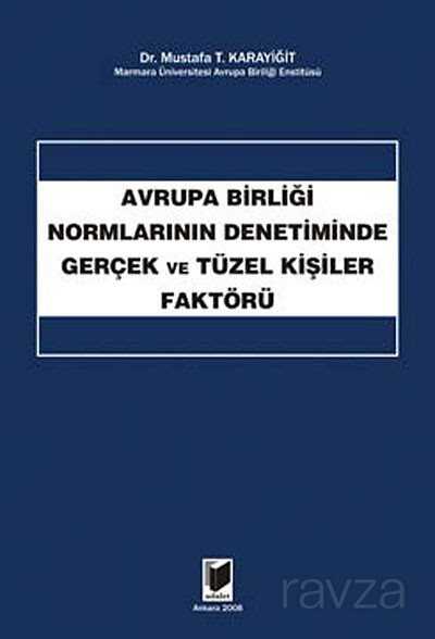 Avrupa Birliği Normlarının Denetiminde Gerçek ve Tüzel Kişiler Faktörü - 1