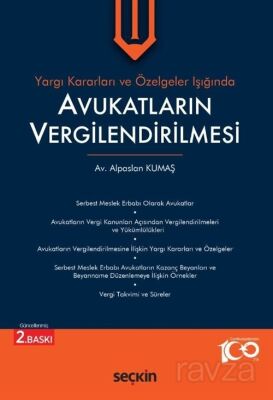 Avukatların Vergilendirilmesi - 1