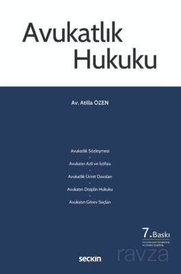 Avukatlık Hukuku - 1