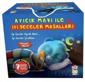 Ayıcık Mavi ile İyi Geceler Masalları Seti (7 Kitap) - 1