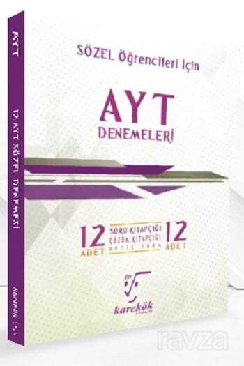 AYT Denemeleri 12 Adet (Sözel Öğrencileri İçin) - 1