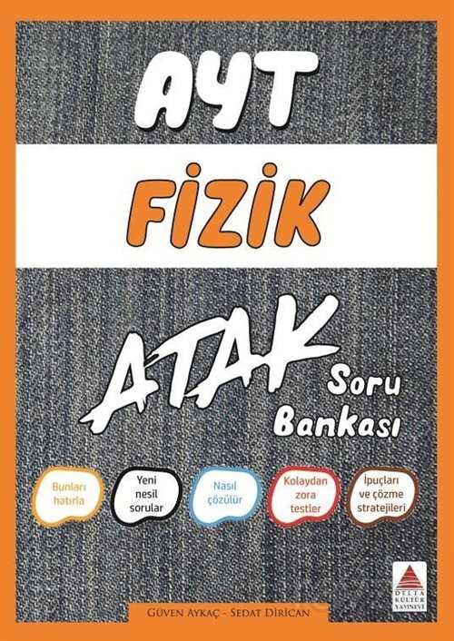 AYT Fizik Atak Soru Bankası - Delta Kültür Yayınevi