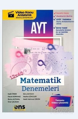 AYT Matematik 12 x 40 Denemeleri - 1