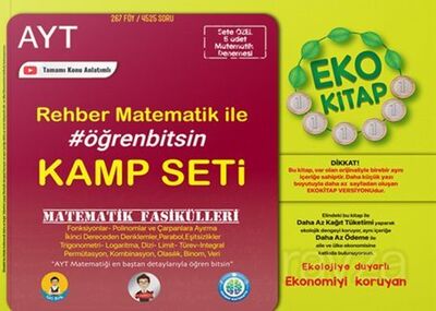 AYT Matematik Fasikülleri Seti Eko - 1