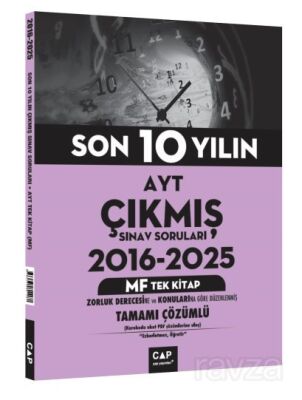 AYT MF Tek Kitap Son 10 Yılın Çıkmış Soruları 2016 2025 - 1