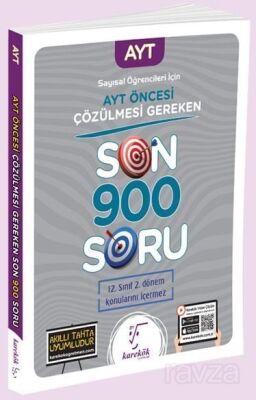 AYT Öncesi Çözülmesi Gereken Son 900 Soru Sayısal Öğrencileri için - 1