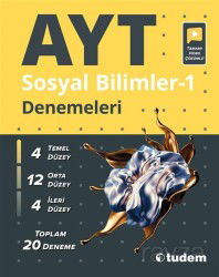 AYT Sosyal Bilimler-1 Denemeleri (20'li) - Tudem Eğitim Yayınevi