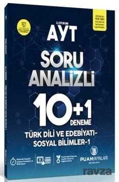 AYT Türk Dili ve Edebiyatı- Sosyal Bilimler 1 Soru Analizli 10 Artı 1 Deneme - 1