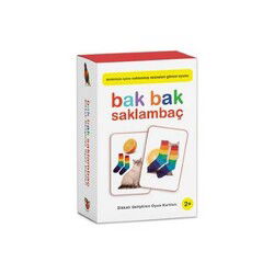 Bak Bak Saklambaç / Dikkati Geliştiren Oyun Kartları (2+ Yaş) - Uçan Kitap