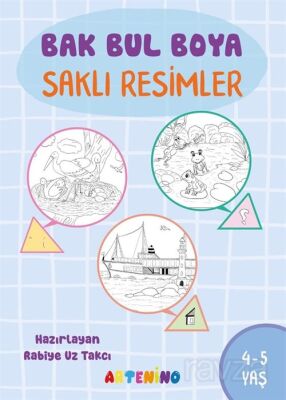 Bak Bul Boya Saklı Resimler 4-5 Yaş - 1
