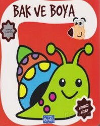 Bak ve Boya Türkçe-İngilizce Kırmızı Kitap - Parıltı Yayıncılık