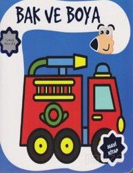 Bak ve Boya Türkçe-İngilizce Mavi Kitap - Parıltı Yayıncılık