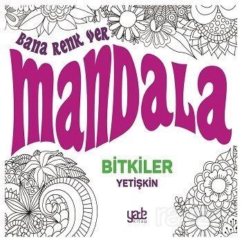 Bana Renk Ver Mandala / Bitkiler Yetişkin - 1