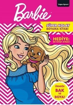 Barbie Süper Kolay Boyama Kitabı - 1