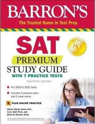Barrons SAT Premium Study Guide With 7 Practice Tests Sharon Weiner Green Barrons - 1