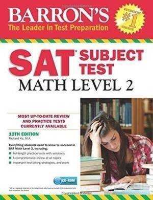 Barron's SAT Subject Test: Math Level 2 with CD-ROM, 12th Edition - 1
