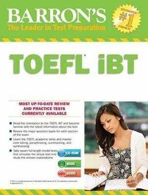 Barron's TOEFL IBT With Cd-Rom and Mp3 Audio CDs, 15th Edition - Barrons