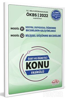 Başöğretmen Modül 11 Sosyal Duygusal Öğrenme Becerilerin Geliştirilmesi / Modül 12 Bilişsel Düşünme - 1