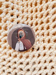 Basörtülü Kiz Islami Igneli Rozet - 3