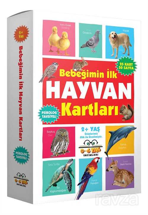 Bebeğimin İlk Hayvan Kartları (2+ Yaş) - 0-6 Yaş Yayınları