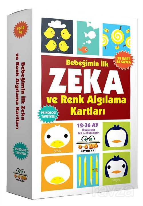 Bebeğimin İlk Zeka ve Renk Algılama Kartları (12-36 Ay) - 0-6 Yaş Yayınları