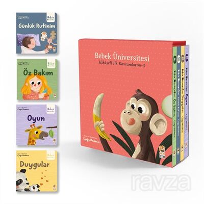 Bebek Üniversitesi / Hikayeli İlk Kavramlarım 3 (4 Kitap Set) - 1