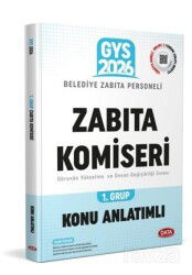 Belediye Zabıta Personeli Zabıta Komiseri 1. Grup Konu Anlatımlı - Data Yayınları