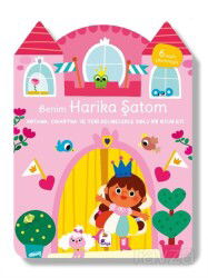 Benim Harika Şatom Boyama, Çıkartma ve Yeni Kelimelerle Dolu Bir Oyun Evi (6 Sayfa Çıkartmasıyla) - İndigo Çocuk