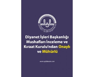 Benim Kur’anım Mavi Renkli-Bilgisayar Hatlı-Orta Boy (Kod:123M) - 6