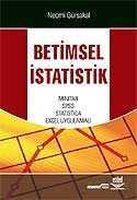 Betimsel İstatistik/Mınıtab,Spss,Statıstıca,Excel Uygulamalı - Nobel Yayın Dağıtım