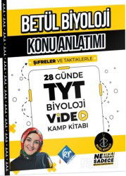 Betül Biyoloji Konu Anlatımı 28 Günde TYT Biyoloji Video Kamp Kitabı - KR Eğitim Yayınları