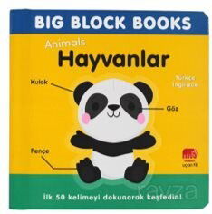 Big Block Books Hayvanlar (Animal) - Uçan Fil