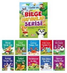 Bilge Hayvanlar Serisi (10 Kitap+Soru Kitapçığı) - Bıcırık Çocuk