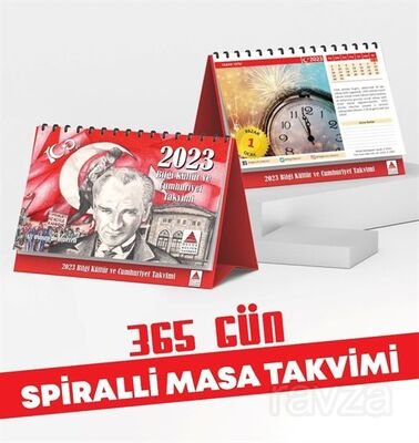 Bilgi Kültür ve Cumhuriyet Takvimi (Spiralli Masa Takvimi ) - 1