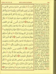 Bilgisayar Hatlı Kur’an-ı Kerim ve Renkli Türkçe Okunuşu (Cami Boy-Kod:133) - 3