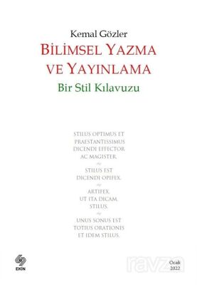 Bilimsel Yazma ve Yayınlama : Bir Stil Kılavuzu - 1