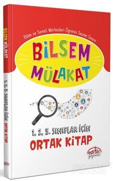 Bilsem Mülakat 1-2-3. Sınıf İçin Ortak Kitap - 1