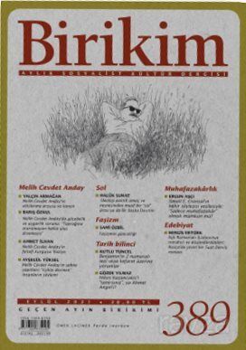 Birikim Aylık Sosyalist Kültür Dergisi Sayı: 389 Eylül 2021 - 1