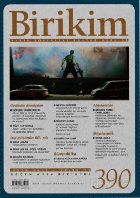 Birikim Aylık Sosyalist Kültür Dergisi Sayı: 390 Ekim 2021 - 1
