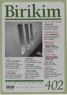 Birikim Aylık Sosyalist Kültür Dergisi Sayı:402 Ekim 2022 - 1
