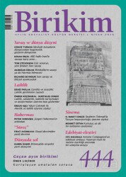 Birikim Dergisi Sayı:444 Nisan 2026 - Birikim Yayınları (Dergi)