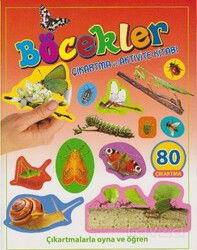 Böcekler Çıkartma ve Aktivite Kitabı - Parıltı Yayıncılık