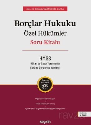 Borçlar Hukuku Özel Hükümler Soru Kitabı - 1