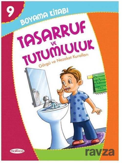 Boyama Kitabı 9 / Tasarruf ve Tutumluluk - Nakkaş Yapım Prodüksiyon