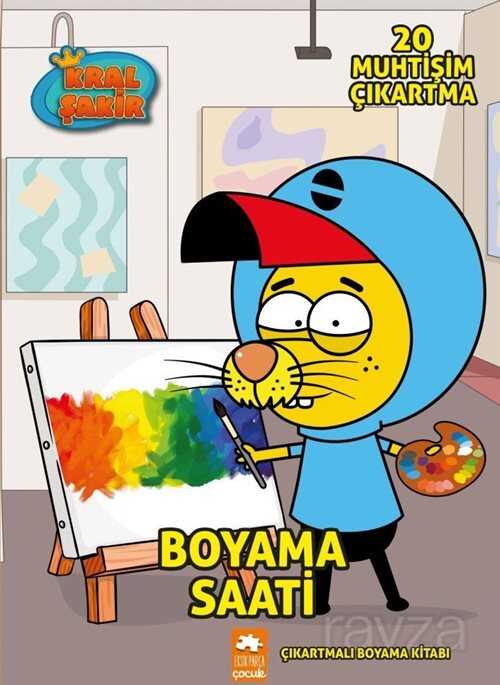 Boyama Saati / Çıkartmalı Boyama Kitabı - Eksik Parça Çocuk