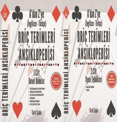 Briç Terimleri Ansiklopedisi 2 Cilt Takim - Tarık Sadak Briç Yayınları