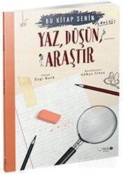 Bu Kitap Senin / Yaz, Düşün, Araştır - RedHouse Kidz Yayınları