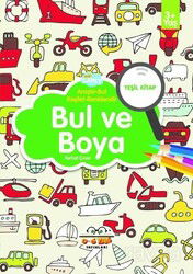 Bul ve Boya - Yeşil Kitap - 0-6 Yaş Yayınları