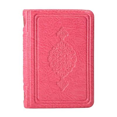 Büyük Cep Boy Kur'an-ı Kerim (Pembe Renk, Kılıflı, Mühürlü) - 2